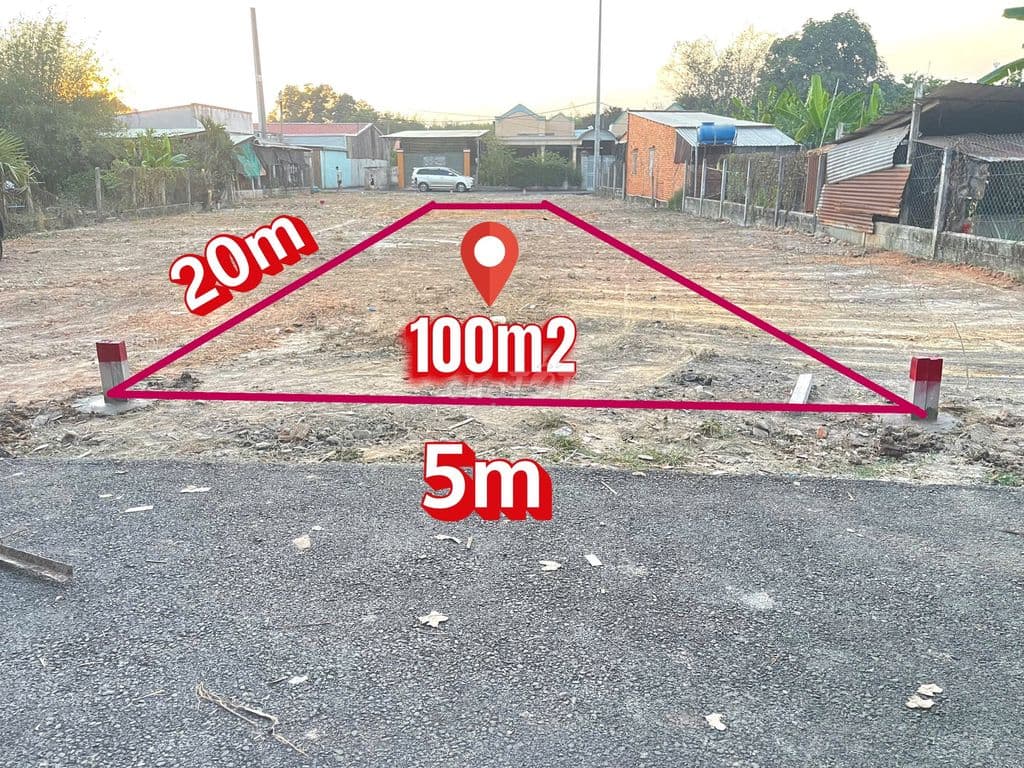 100m2 đất giá 1,4 Tỷ Đ. Trung Lập gần chợ Trung Lập Thượng, SHR
