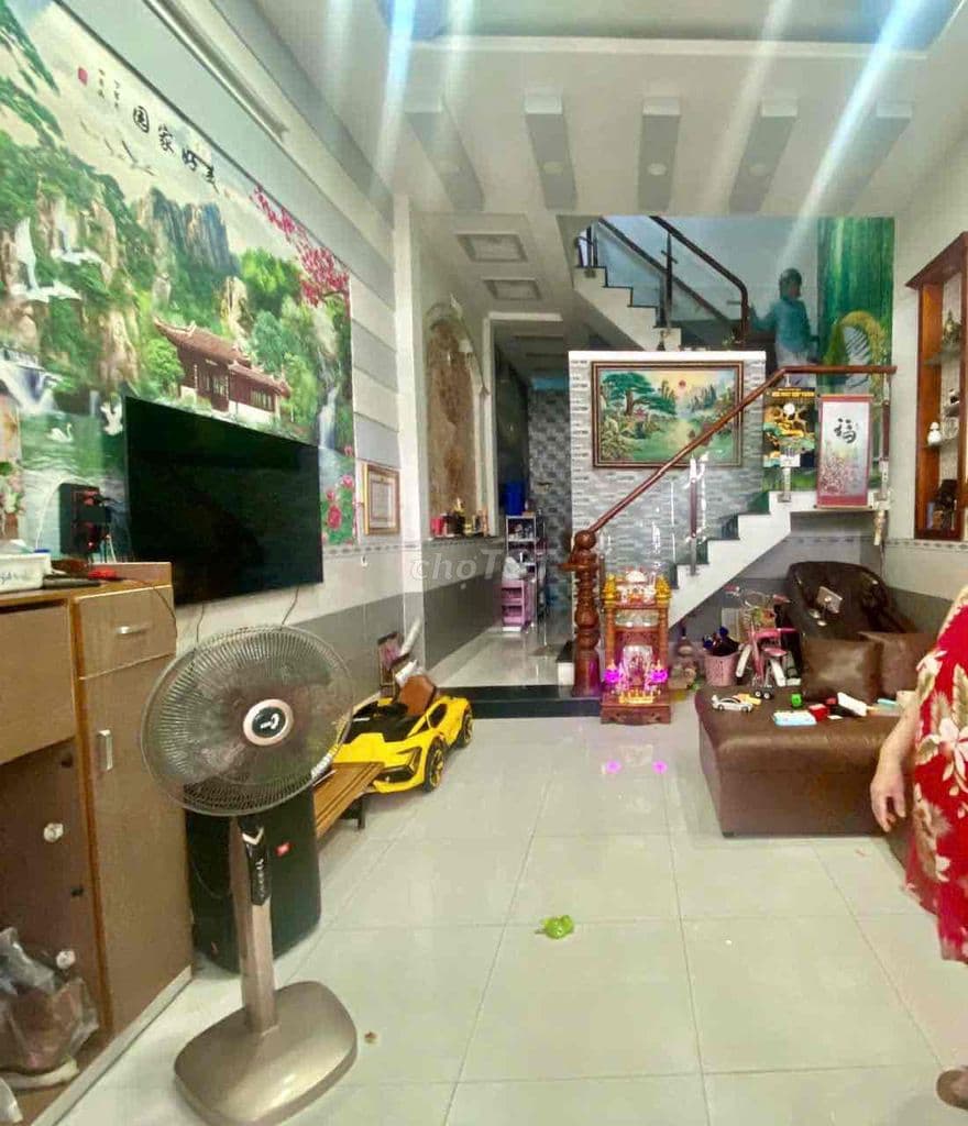 Nhà 3 Tầng Lầu HXH Thới An 16 - 4m x 14m Ngay trường Hoạ Mi - Ảnh 2