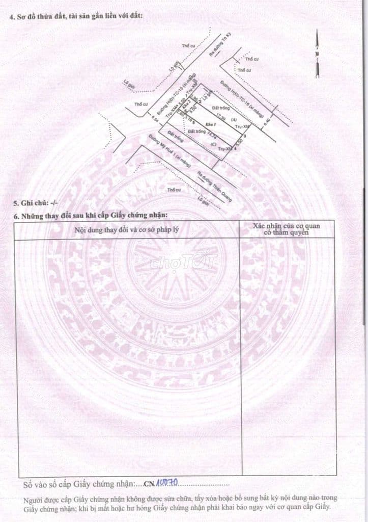 ĐẤT MẶT TIỀN SẸC NGẮN TÔ KÝ, DT: 100m2, SỔ HỒNG RIÊNG, CHỈ 5 TỶ - Ảnh 2