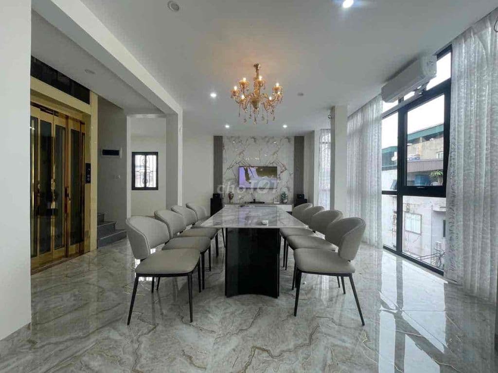 Nhà mới 65m 5 tầng Mtien 8m thang máy