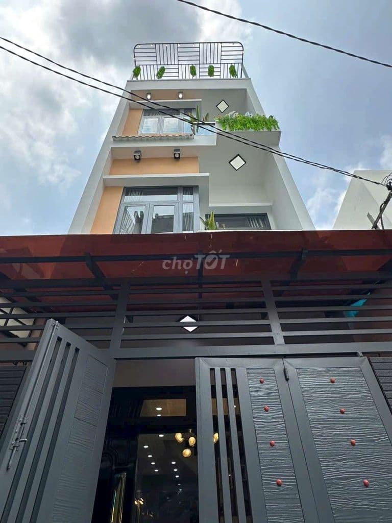 Nhà Phạm Văn Chiêu, Gò Vấp, 48m2, 4 tầng, 4 phòng ngủ, nội thất đầy đủ