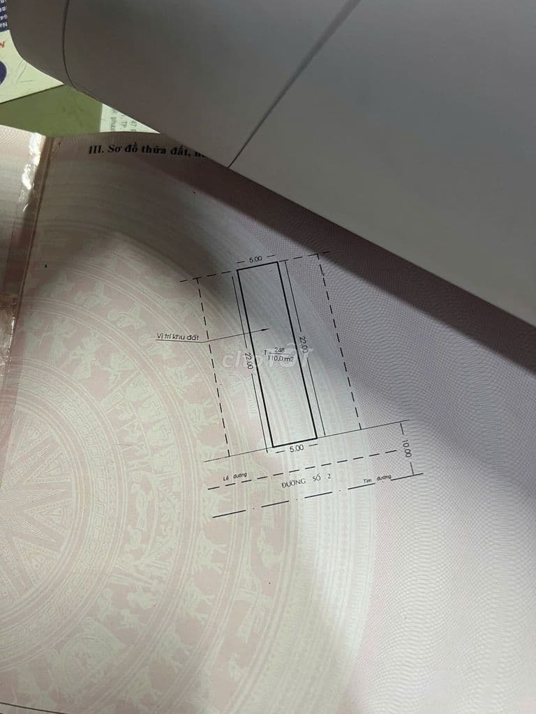 Đất KDC chợ Bình Điền đường số 2, 5x21m, giá 6.5 tỷ