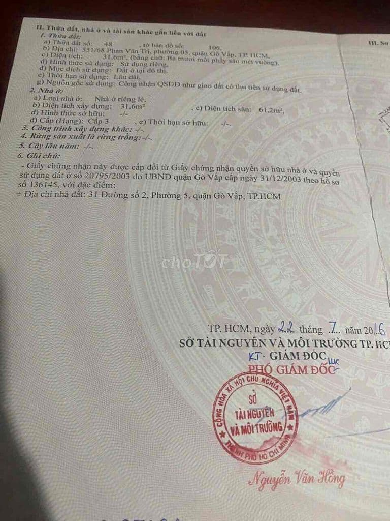 nhà mặt tiền hẽm phan văn trị - Ảnh 3