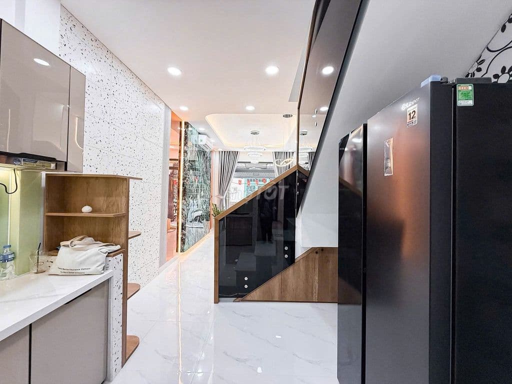 Nhà mới hẻm 6m Lê Văn Quới, 45m2, 3 tầng, 4 PN 3WC, có phòng dưới trệt - Ảnh 3