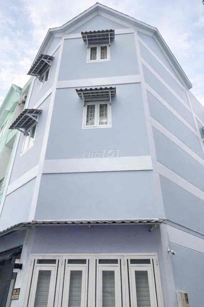 🆘Bán nhà hẻm XE HƠI Phường 12-Dt 5x10m-Đúc 4 Tầng-4 Phòng Ngủ