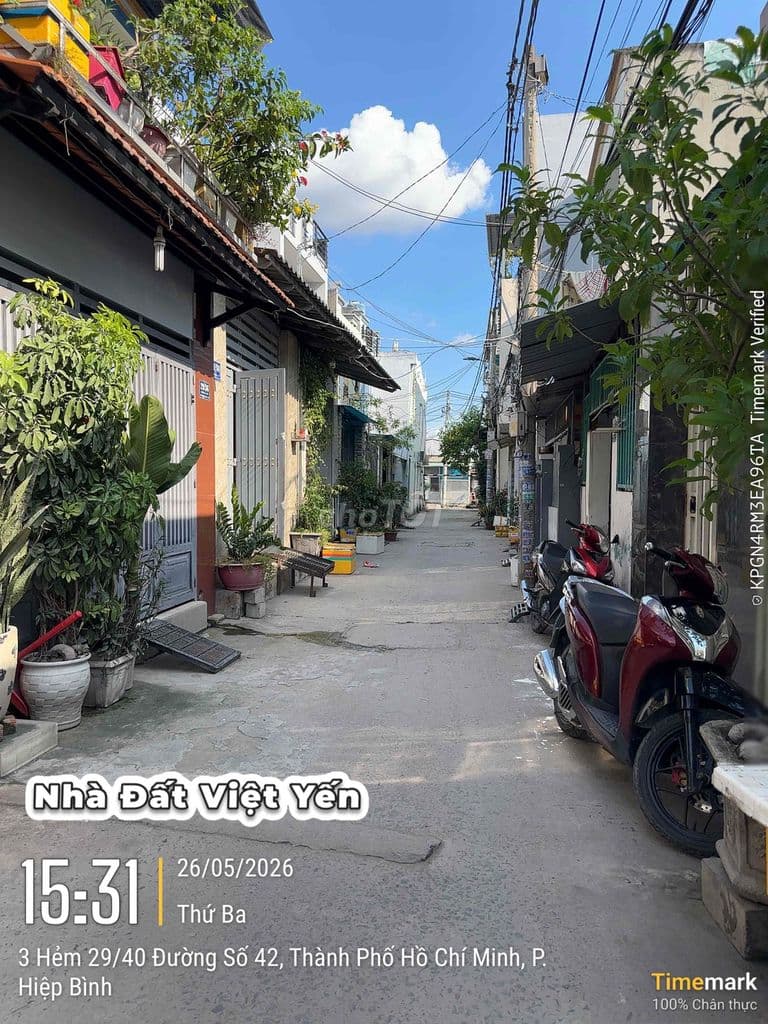 Cần bán gấp lô đất đg Tam Binh - Hiệp Bình, Thủ Đức DT 67,3m2 4,1 tỷ