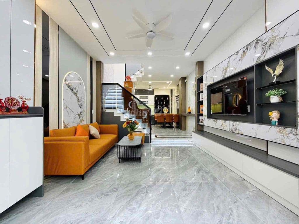 bán nhanh nhà đẹp trệt lầu full nội thất. - Ảnh 2