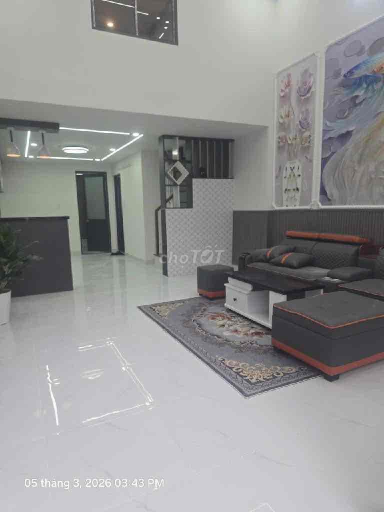 NHÀ MỚI Ở NGAY TẶNG FULL NỘI THẤT-2 TẦNG-45M2 TRUNG TÂM HÓC MÔN 3,85TY - Ảnh 2