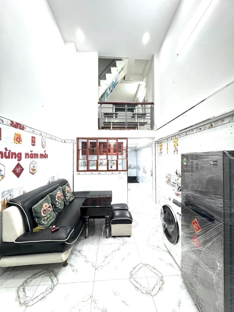 BÁN NHÀ HẺM 2221 HUỲNH TẤN PHÁT– THIẾT KẾ TẦNG LỬNG THÔNG THOÁNG