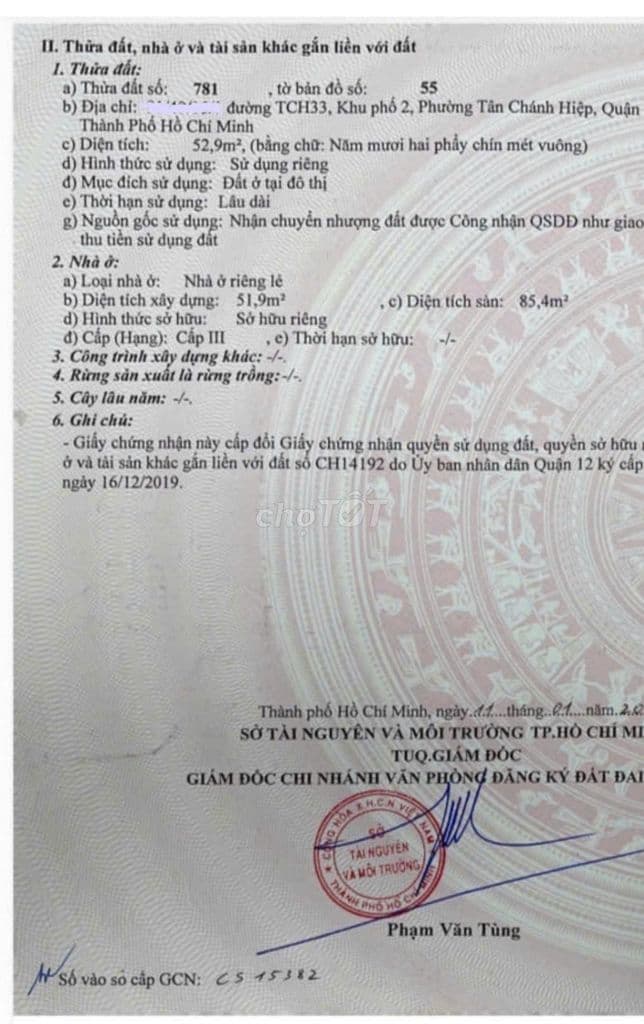 Bán nhà gần Phần mềm Quang Trung - Ảnh 3