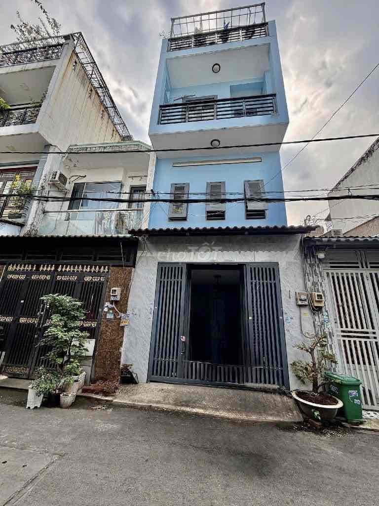 52m2(4x13), đúc 4 tầng 4pn, hẻm xe hơi, đường số khu LVQ - GX Binh Tân