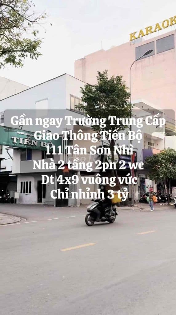 TC 3 TỶ NHỈNH NGAY GIAO THÔNG TIẾN BỘ 2 TẦNG DT 4X9