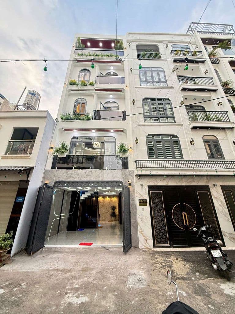 Siêu Phẩm Luxury Ngang 5M Có Thang Máy Dương Thị Mười