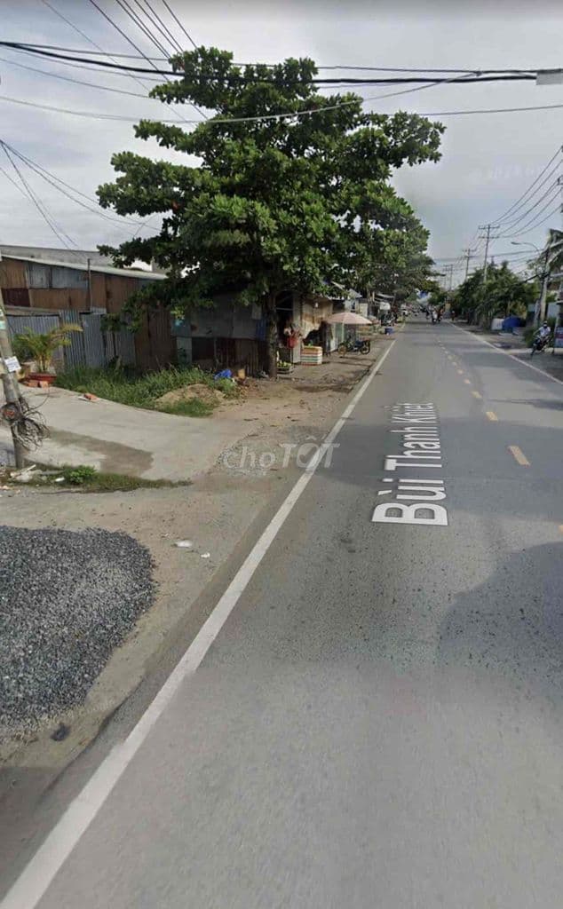 bán đất mặt tiền Bùi thanh khiết thị trấn tân túc Bình Chánh
