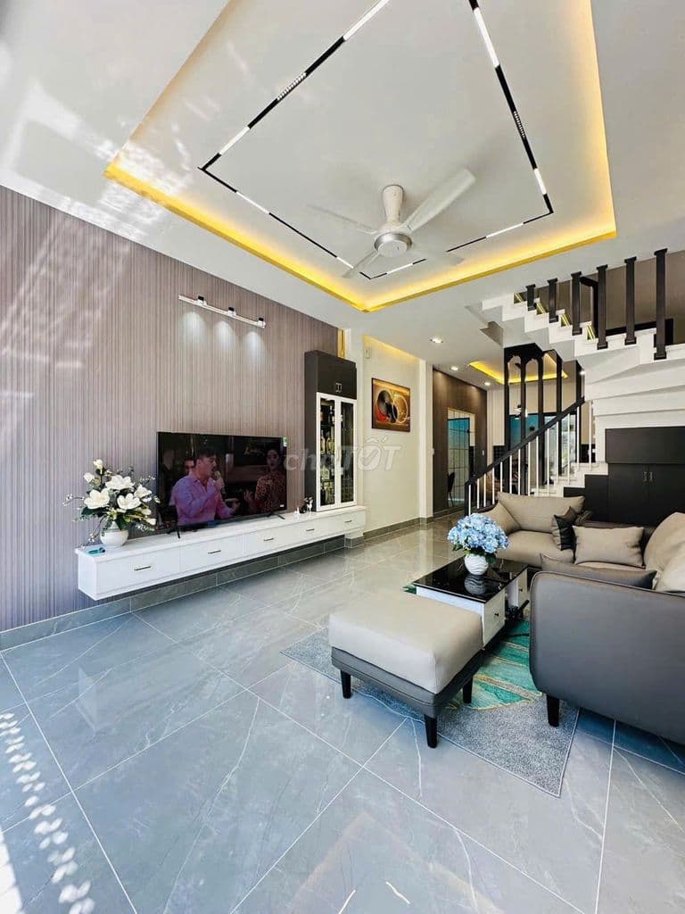 NHÀ MỚI 4 TẦNG, PHẠM VĂN CHIÊU 4.15X14M, NỞ HẬU, HHMG - Ảnh 2