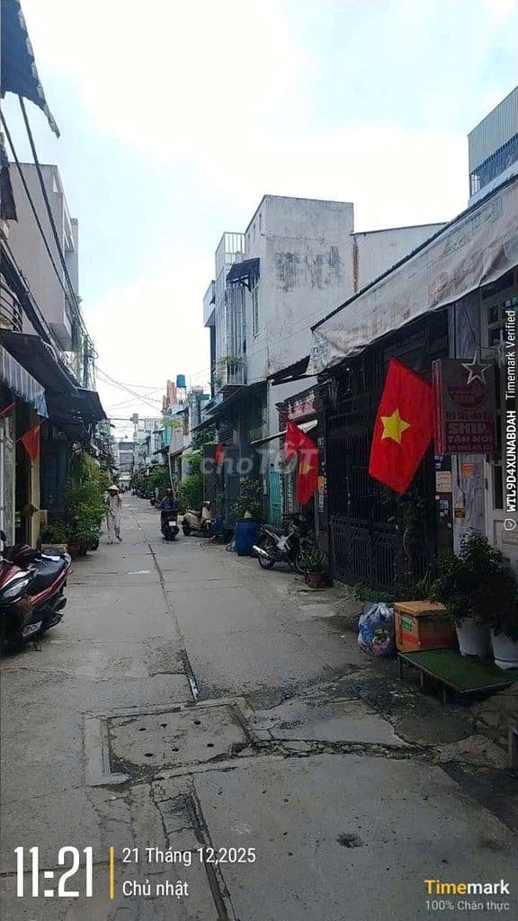 CHỈ 3,55 TỶ - CĂN NHÀ TRỆT LỬNG - DT: 41m2 nở hậu KHU PHÂN LÔ ĐỒNG BỘ - Ảnh 2