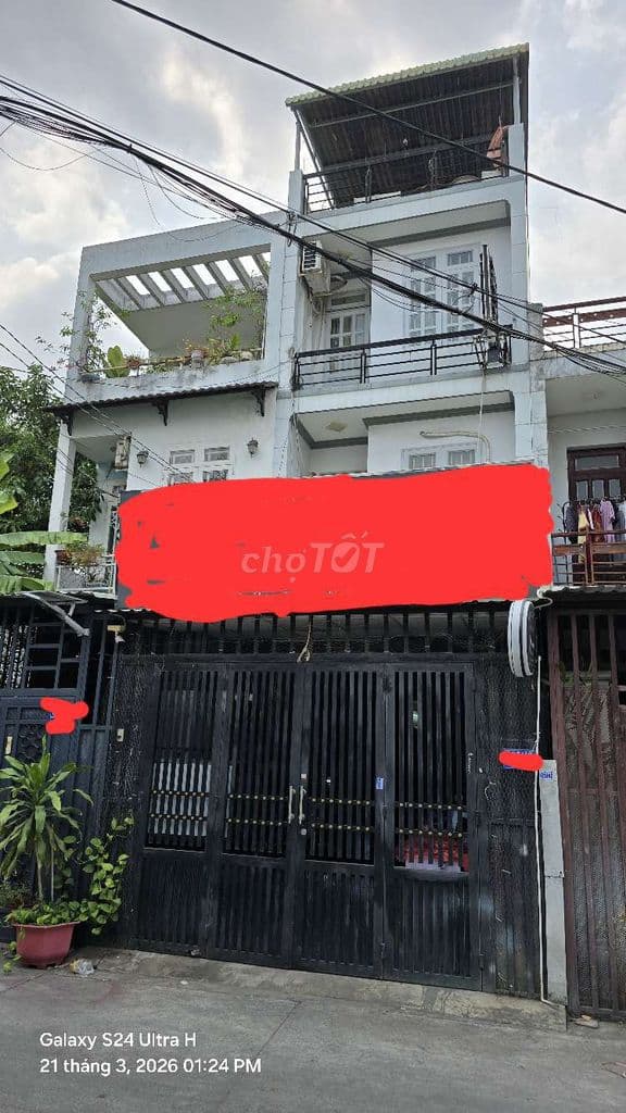 Bán nhà 1trệt 2lầu 1sân thượng Sổ hồng hoàn công