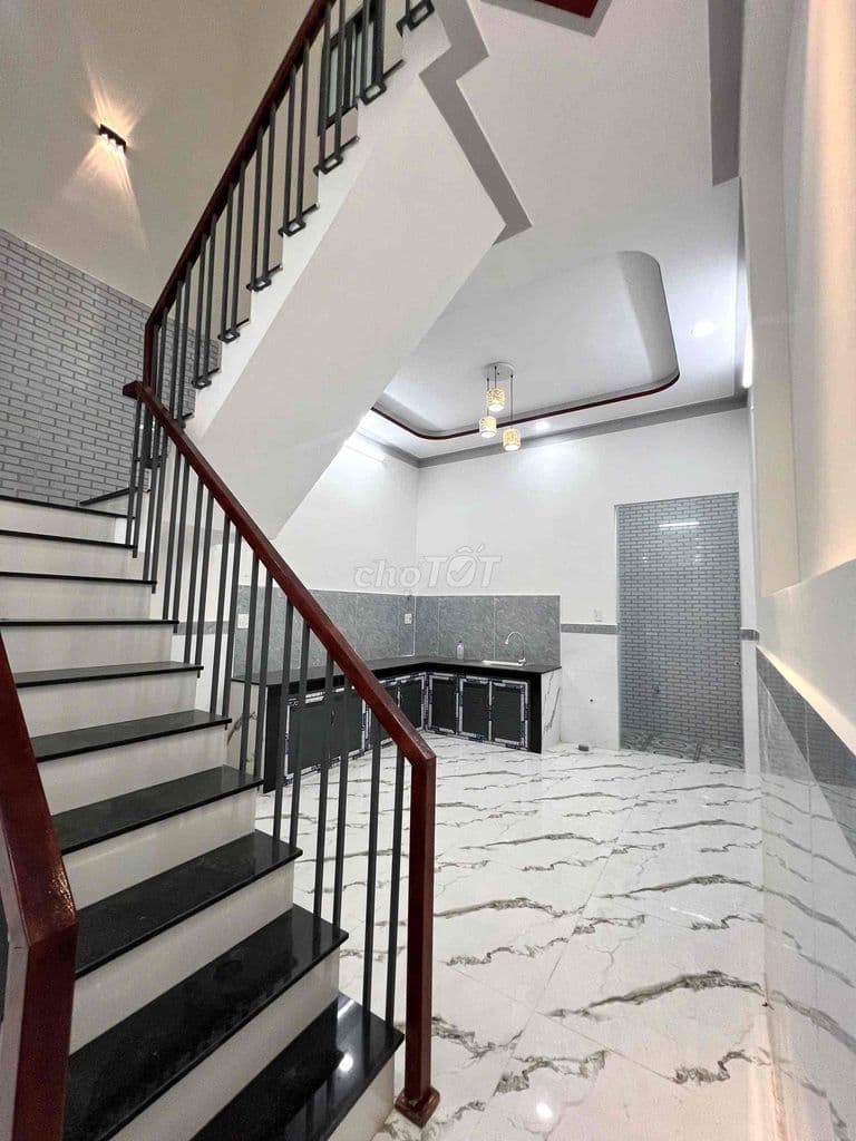 Bán Nhà Gần Chợ Ấp 1 Đường Công Nghệ 4*13m Lầu 3 PN 2 WC Tân Vĩnh Lộc - Ảnh 3