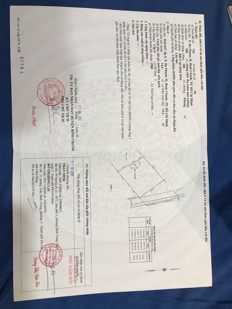 Bán 1.853 m2 đất Đa Phước - đường C4 - có thổ cư - giá tốt đầu tư - Ảnh 3