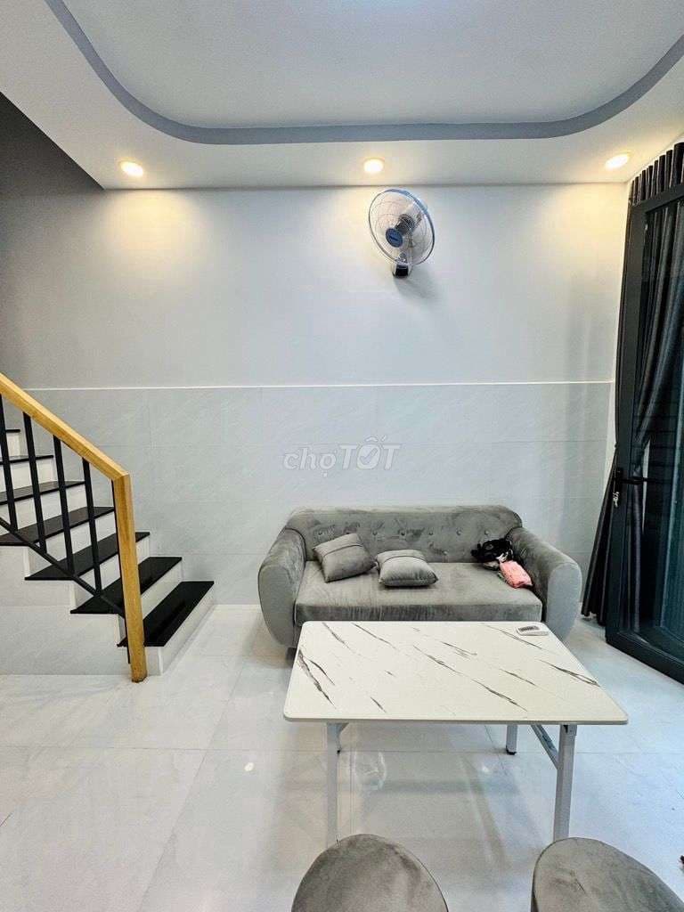 NHÀ HẺM TRẦN VĂN QUANG,TÂN BÌNH,3 TẦNG,22M2,SHR,GIÁP Q10,NGANG 3.5M - Ảnh 2