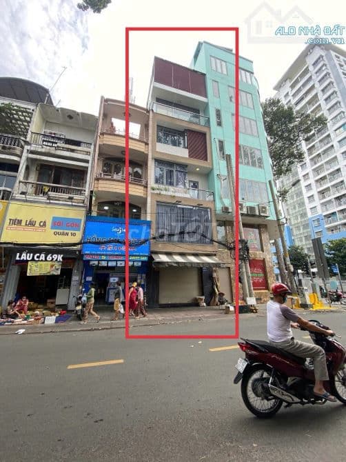 Mặt tiền Ngô Quyền - Nguyễn Chí Thanh Q10. Ngang 5x10m, 6 tầng kiên cố - Ảnh 2