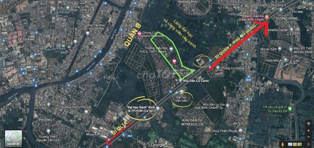 Bán lô đất nền KDC 13C Greenlife Nguyễn Văn Linh 85 m² có sổ đỏ. - Ảnh 2