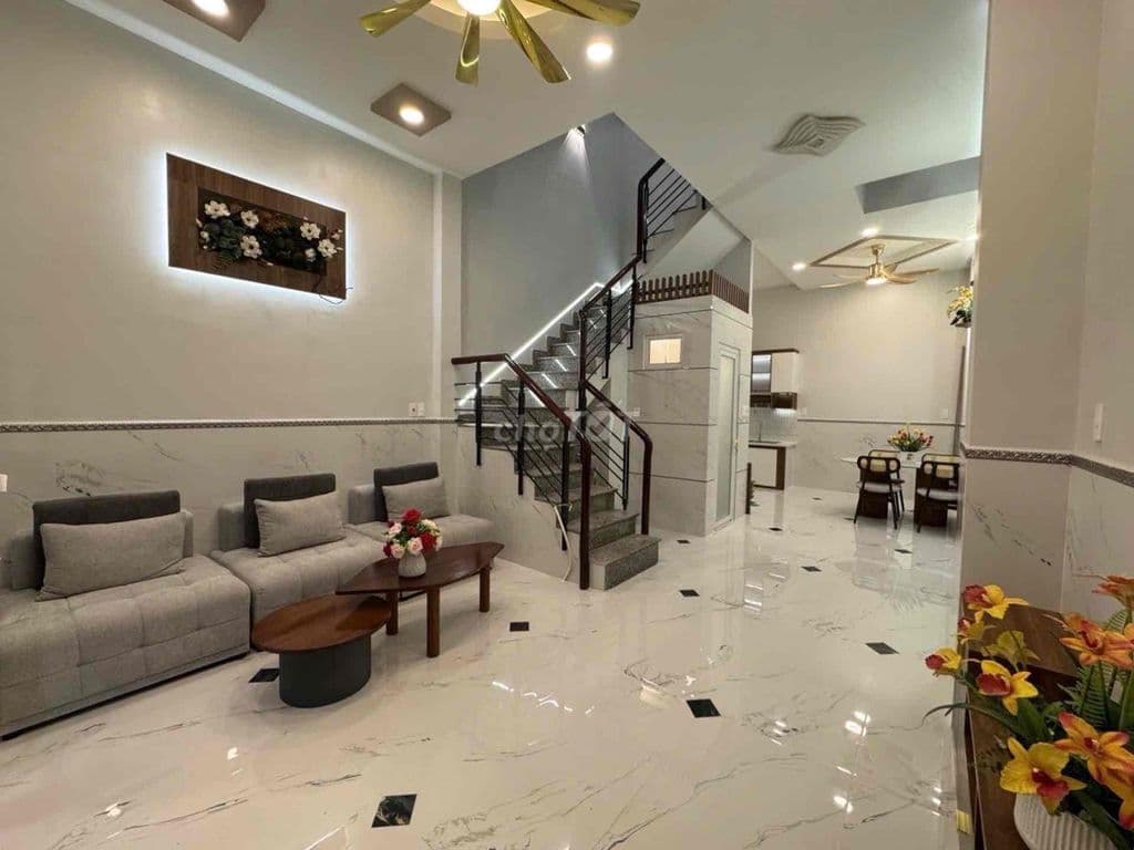 Nhà Đẹp Mai Xuân Thưởng 44 mét 4 Tầng Nội Thất Đầy Đủ - Ảnh 2