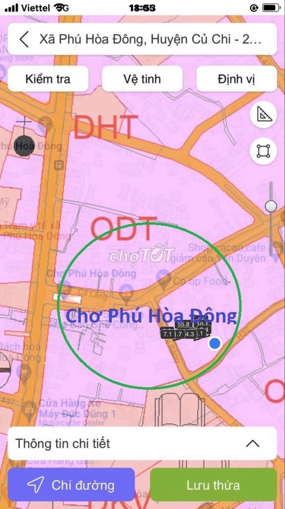 Bán gấp 1 nền tại Chợ Phú Hòa Đông (đn lên phường) - Ảnh 3