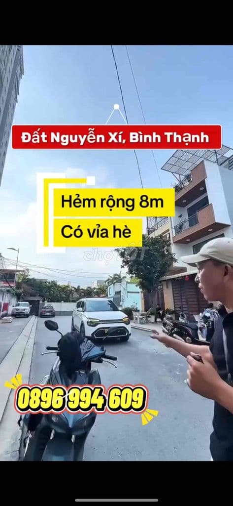 Đất Nguyễn Xí, Bình Thạnh 80m2 Giá Nhỉnh 4 TỶ, gần Vincom Nguyễn Xí - Ảnh 2