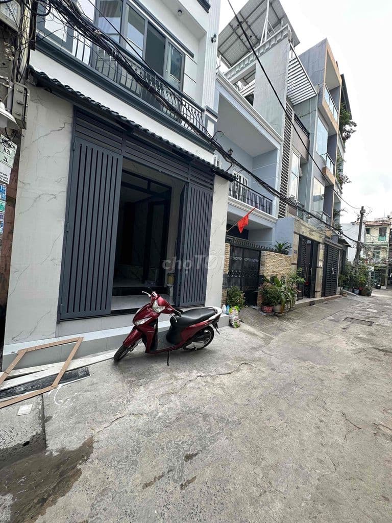 ❌ Giảm 400 triệu nhà 4 lầu hẻm 5M Đặng Chất