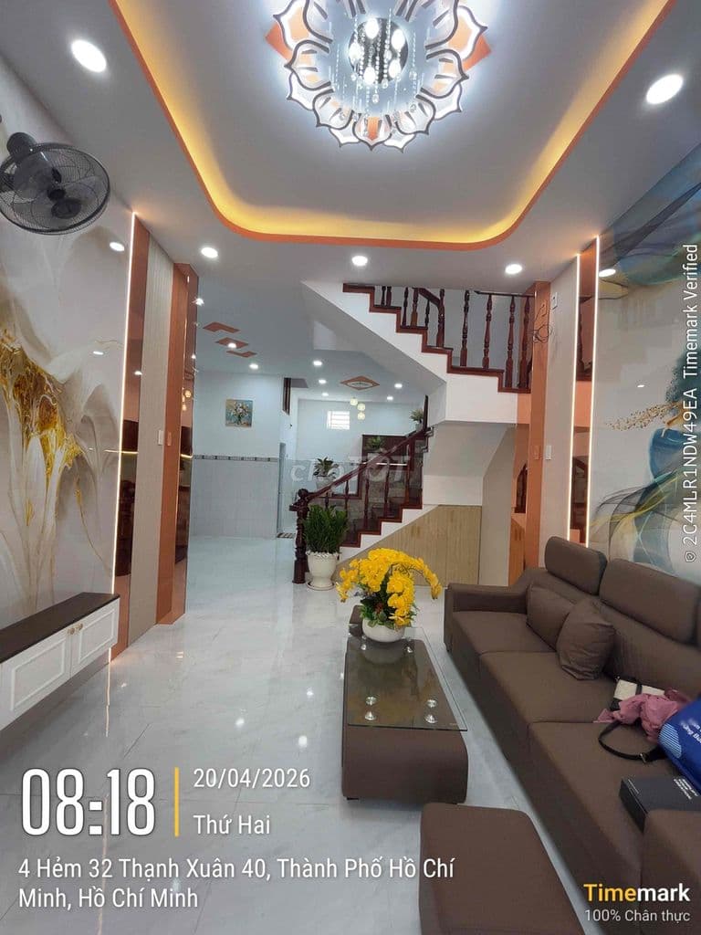 nhà đường Thạnh Xuân 40- đường thông xe tải - Ảnh 2