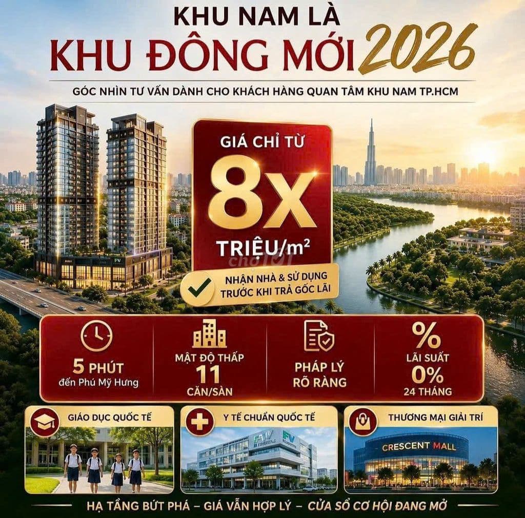 Căn hộ ven Sông 80tr/m2 ngay Phú Mỹ Hưng - Mở Bán đợt 1 - TT chỉ 20% - Ảnh 3