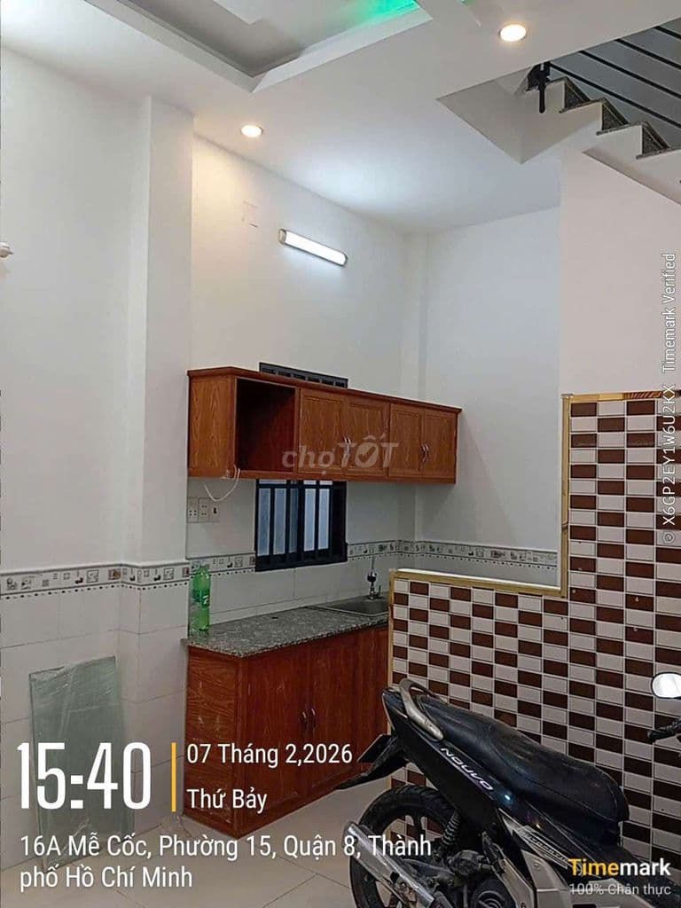 HHMG 1%. Bán Gấp Nhà Mễ Cốc, P15, Q8. 3 Tầng BTCT, Gần MT - Ảnh 3