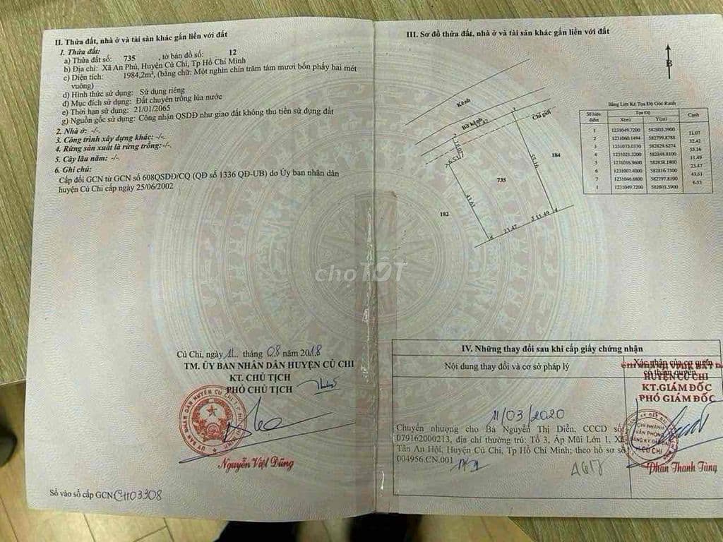 4.200m2 MT Sông An Phú 79m Giá 1.1 tr/m2 thương lượng - Ảnh 2