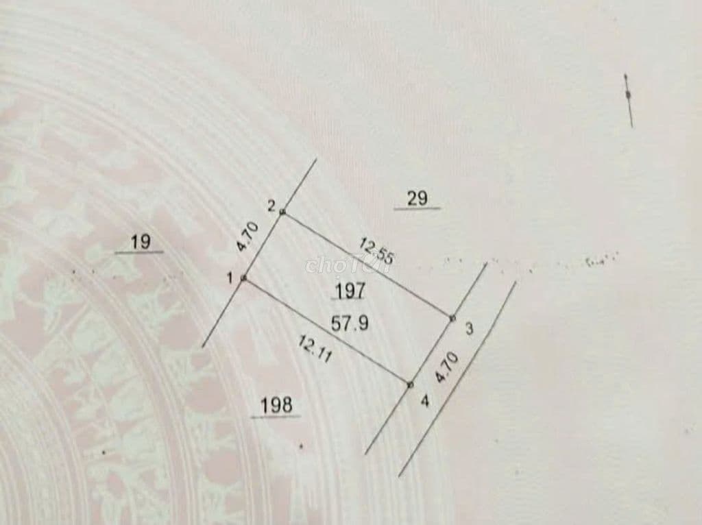 Bán đất Phú Mỹ, Biên Giang, DT58m2, MT4.7m, 2.95 tỷ Hà Đông - Ảnh 3