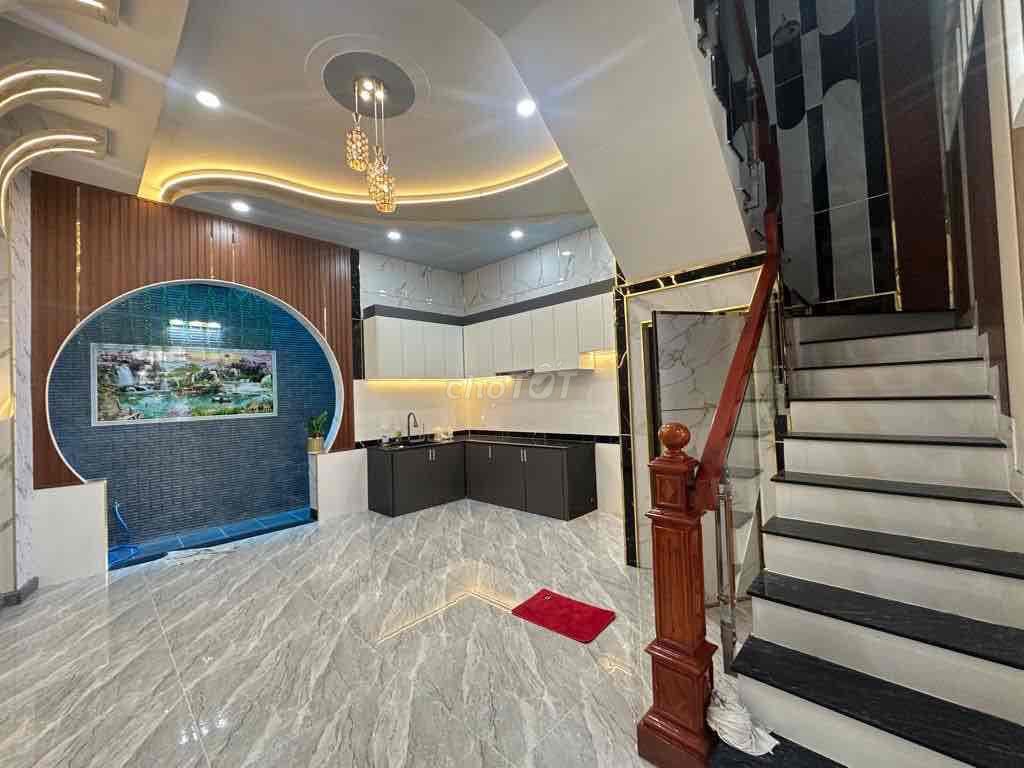 NHÀ MỚI Ở NGAY TẶNG FULL NỘI THẤT -3 TẦNG - 70M2-QUẬN 12 - GIÁ6,98 TỶ - Ảnh 2