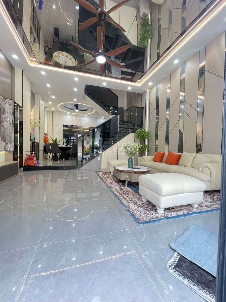 bán nhà khu phân lô đồng bộ hẻm 8m đường 59 p14 gò vấp 5 x 11 đúc 4tam - Ảnh 3