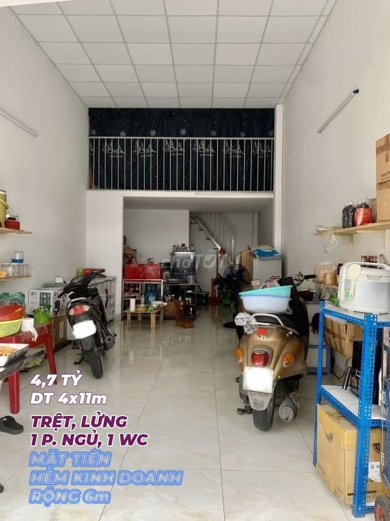 NHÀ 2 TẦNG 4x11m HẺM KINH DOANH 6m Đ. ÂU DƯƠNG LÂN QUẬN 8, GIÁ 4,7 TỶ - Ảnh 2