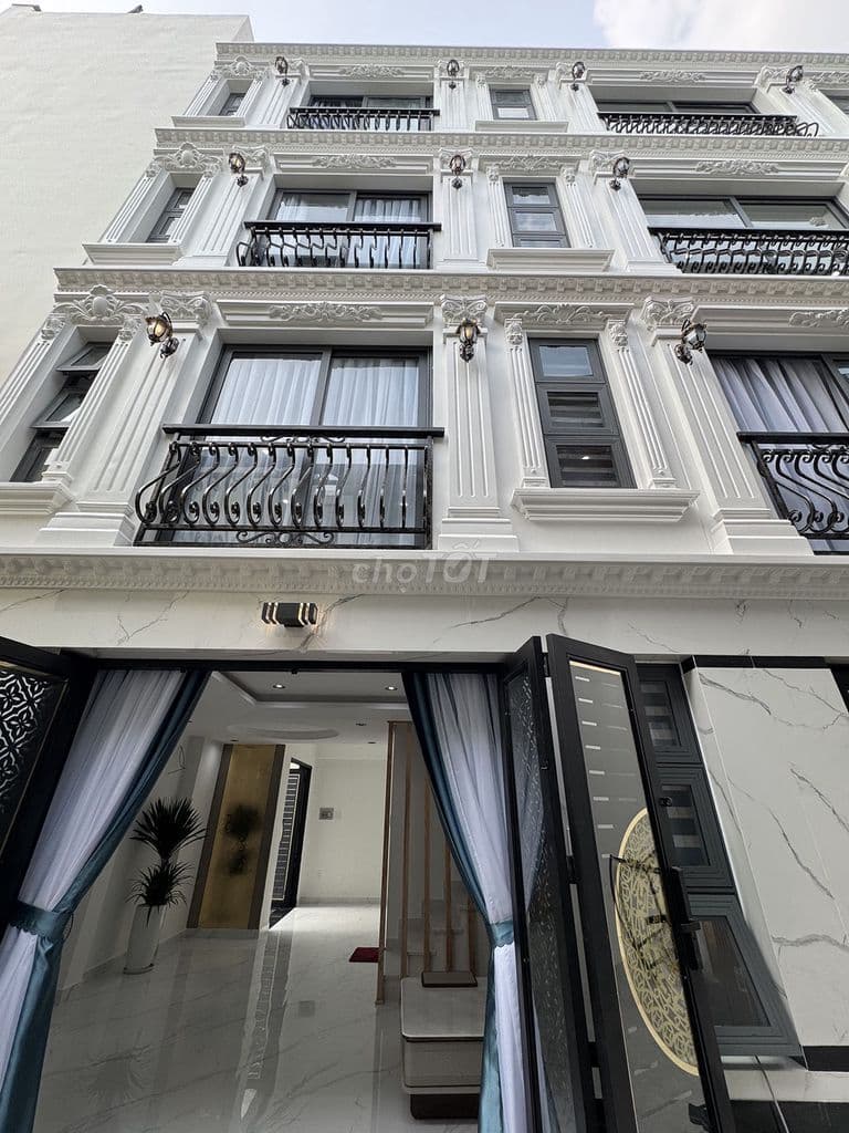 B.thự mini 3L Tân Cổ Điển,Full nthất, hẻm ôtô Cầm Bá Thước-Cạnh PXLong - Ảnh 2