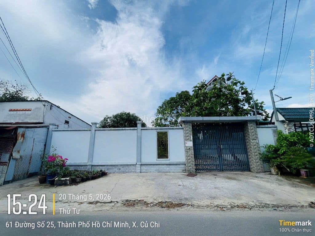 🔥 SIÊU PHẨM CỦ CHI – 1.042m² KHU DÂN CƯ HIỆN HỮU – FULL 100% THỔ CƯ! 🔥