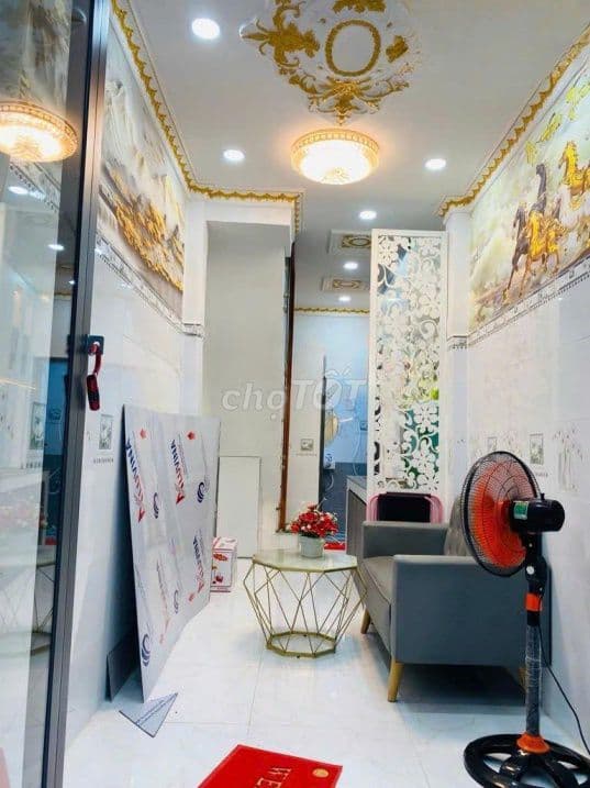 Bán nhà mới Tân Hòa Đông giáp Q6, trệt lầu, 2PN, 2WC, gần chợ Phú Lâm - Ảnh 3