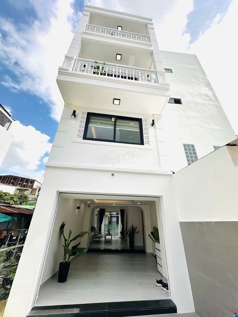 NHÀ MỚI GÒ VẤP, 5 TẦNG FULL NỘI THẤT - 2 MẶT HẺM, XE HƠI NGỦ TRONG NHÀ - Ảnh 2