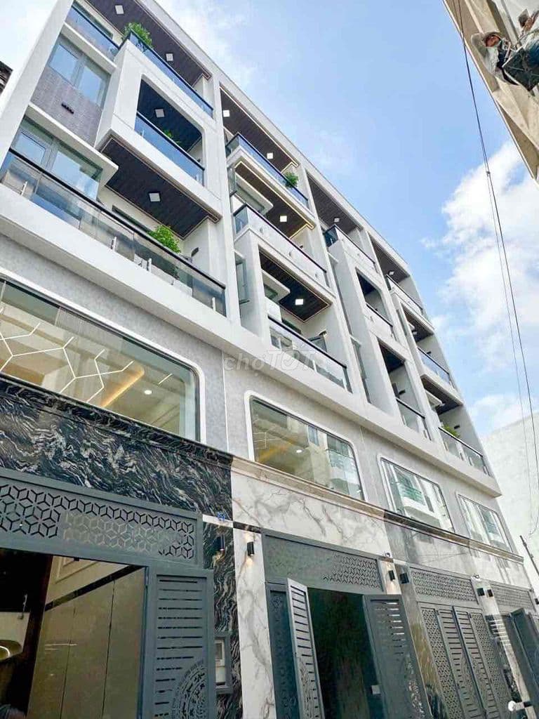 NHÀ XÂY MỚI- CÓ THANH MÁY - 270m2 - 5 TẦNG 6PN - 7WC