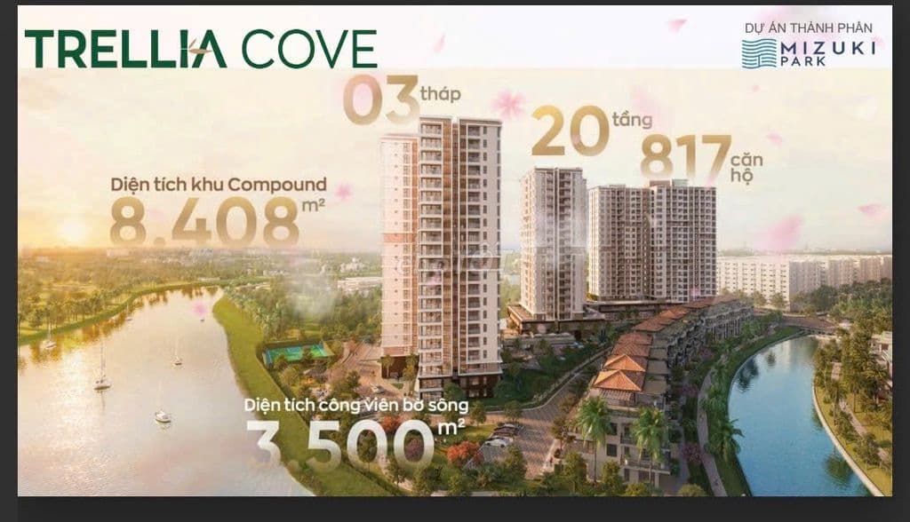 Bán căn 2pn Mizuki Park tầng 5 view đẹp chỉ thanh toán 1,5 tỷ nhận nhà
