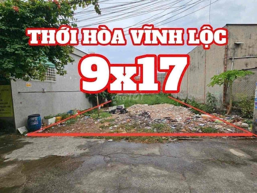 Bán 156,7m2 đất thổ cư ngay Trung Tâm Vĩnh Lộc A , Bình Chánh giá 6tỷ