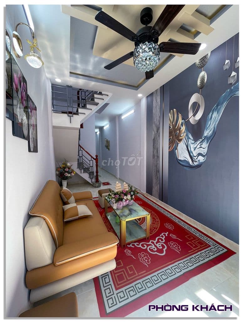 CHỈ 5,2 TỶ NHÀ MỚI 3 PHÒNG NGỦ BÙI MINH TRỰC Q.8 - Ảnh 2