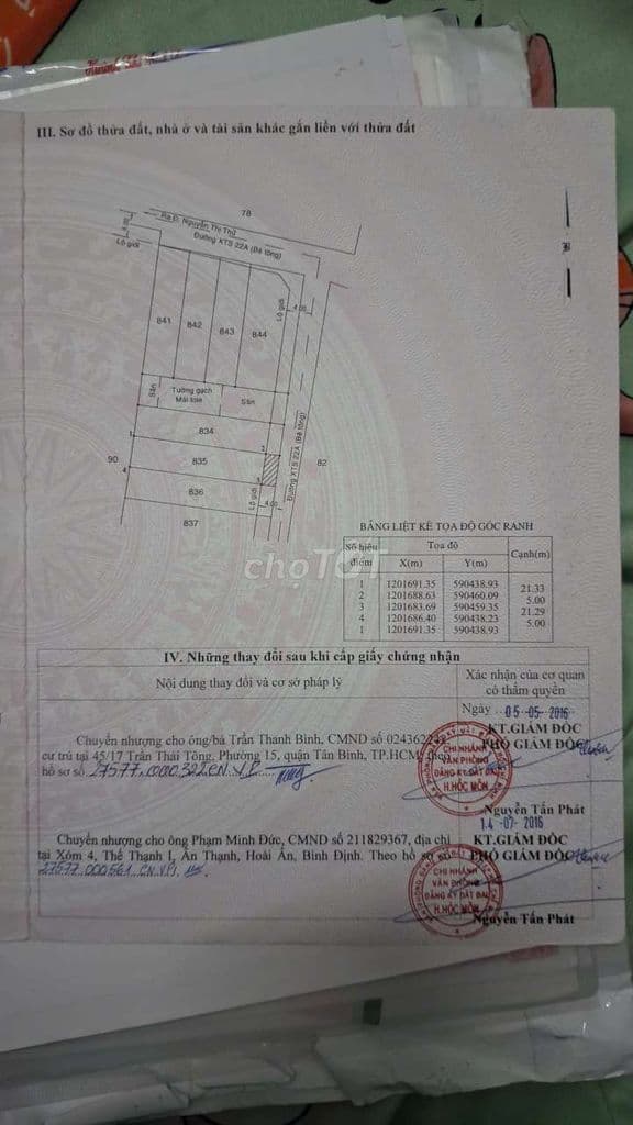 Chính chủ bán lô đất đường Nguyễn Thị Thử - Ảnh 3
