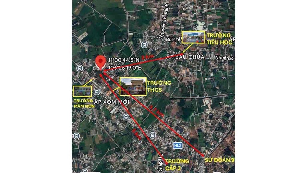 ĐẤT NỀN GẦN TRUNG TÂM, ngay kcn Tây Bắc Củ Chi