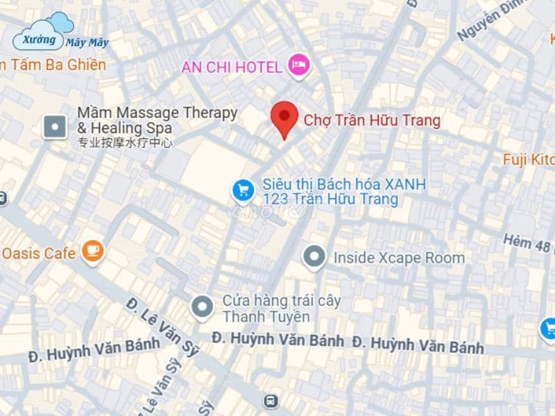 bán kiot mặt tiền chợ Trần Hữu Trang, 1 tỷ, 9m2