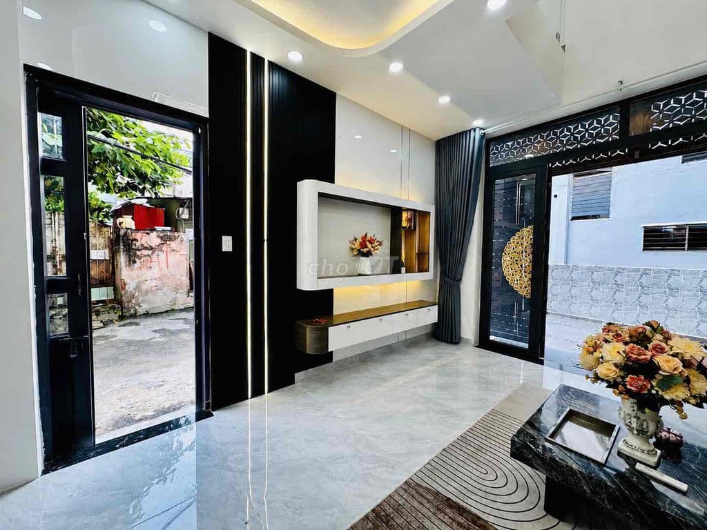 Nhà mới, 2 MT ôtô, gần 3 trường học, lộ giới ít, Thống Nhất Gò Vấp - Ảnh 3